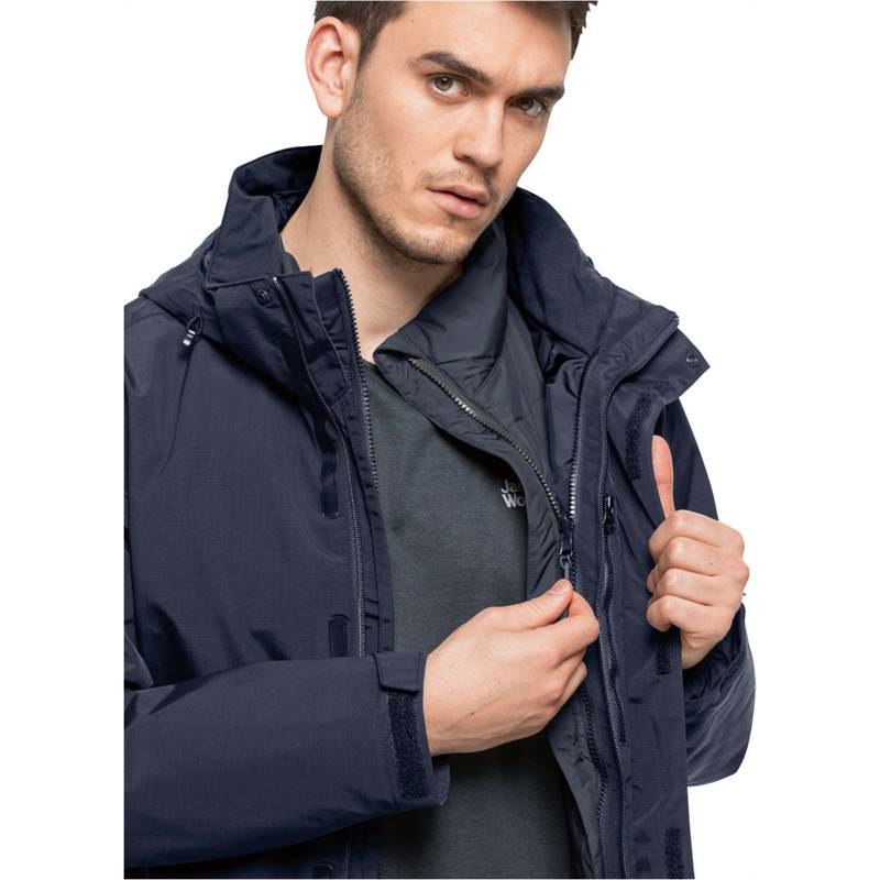 Jack Wolfskin Mens Bergland 3in1 Jacket.-5